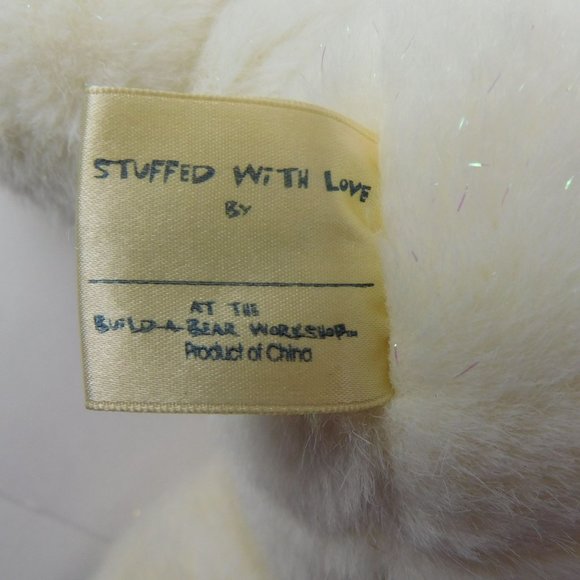 Vintage Build A Bear Blue/White/Sparkle 2000 Millennium Cub Limited Edition 11" - Picture 8 of 8